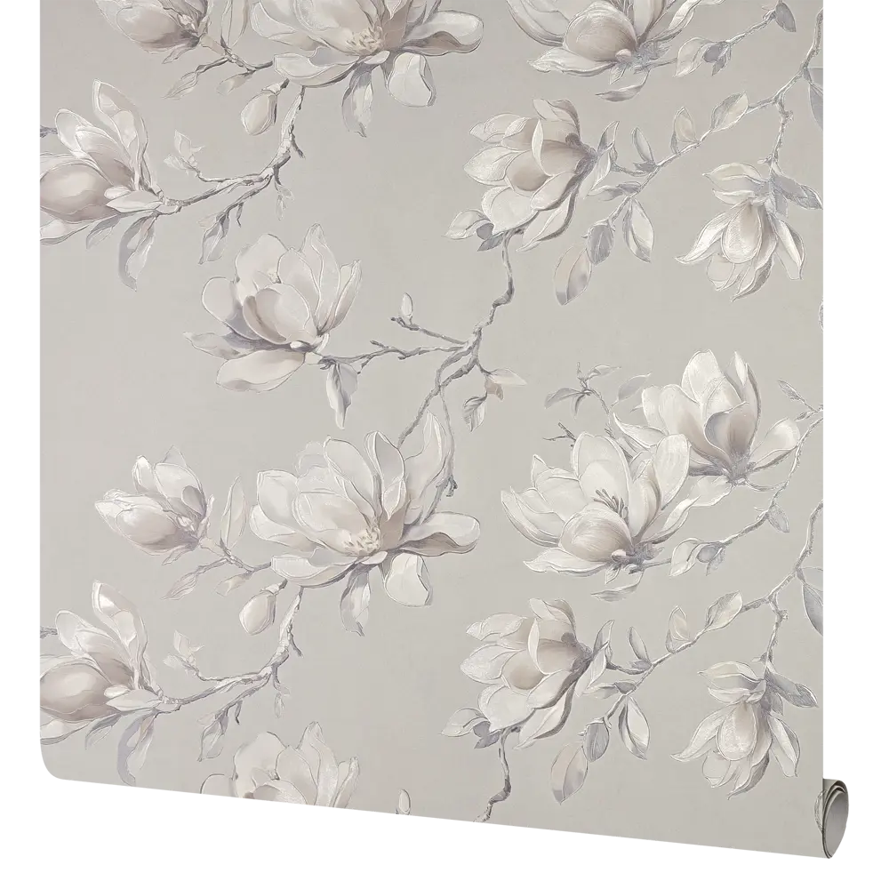 Обои флизелиновые Victoria Stenova Magnolia серые 1.06 м VS585106 STLM-2056538 - Вид №1