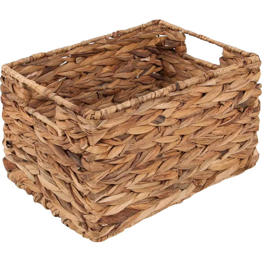 Корзина стеллажная Золотистый колос 22x19x31 см 13 л гиацинт цвет бежевый 82232208 STLM-2021302 Santreyd EW-79 L - Вид №3