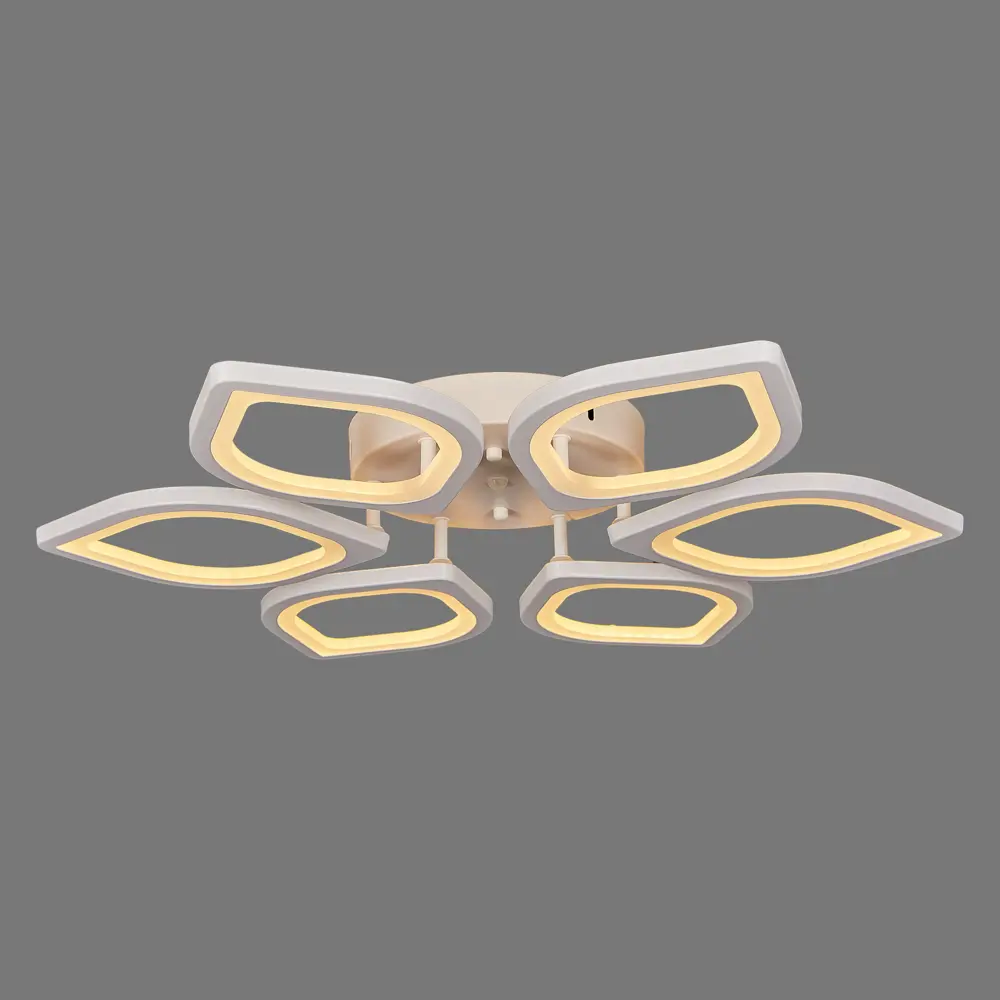 Люстра потолочная светодиодная Escada 10216/6LED 92W с пультом управления, 25 м², регулируемый белый свет, цвет белый STLM-2181393 - Вид №5