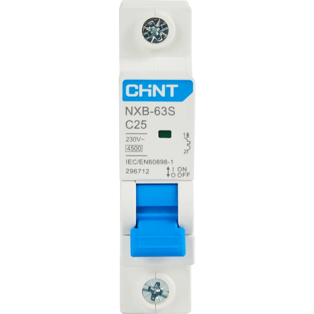 Автоматический выключатель CHINT NXB-63S 1P C25 А 4.5 кА STLM-2110258 - Вид №2