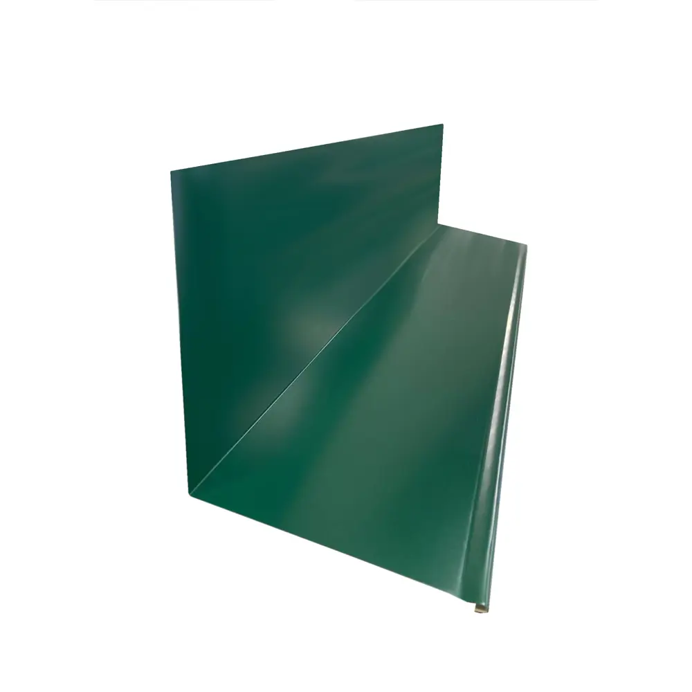 Планка примыкания верхняя 150x145 мм 2 м 0.4мм RAL 6005 Зеленый ТАВРОС STLM-2079932