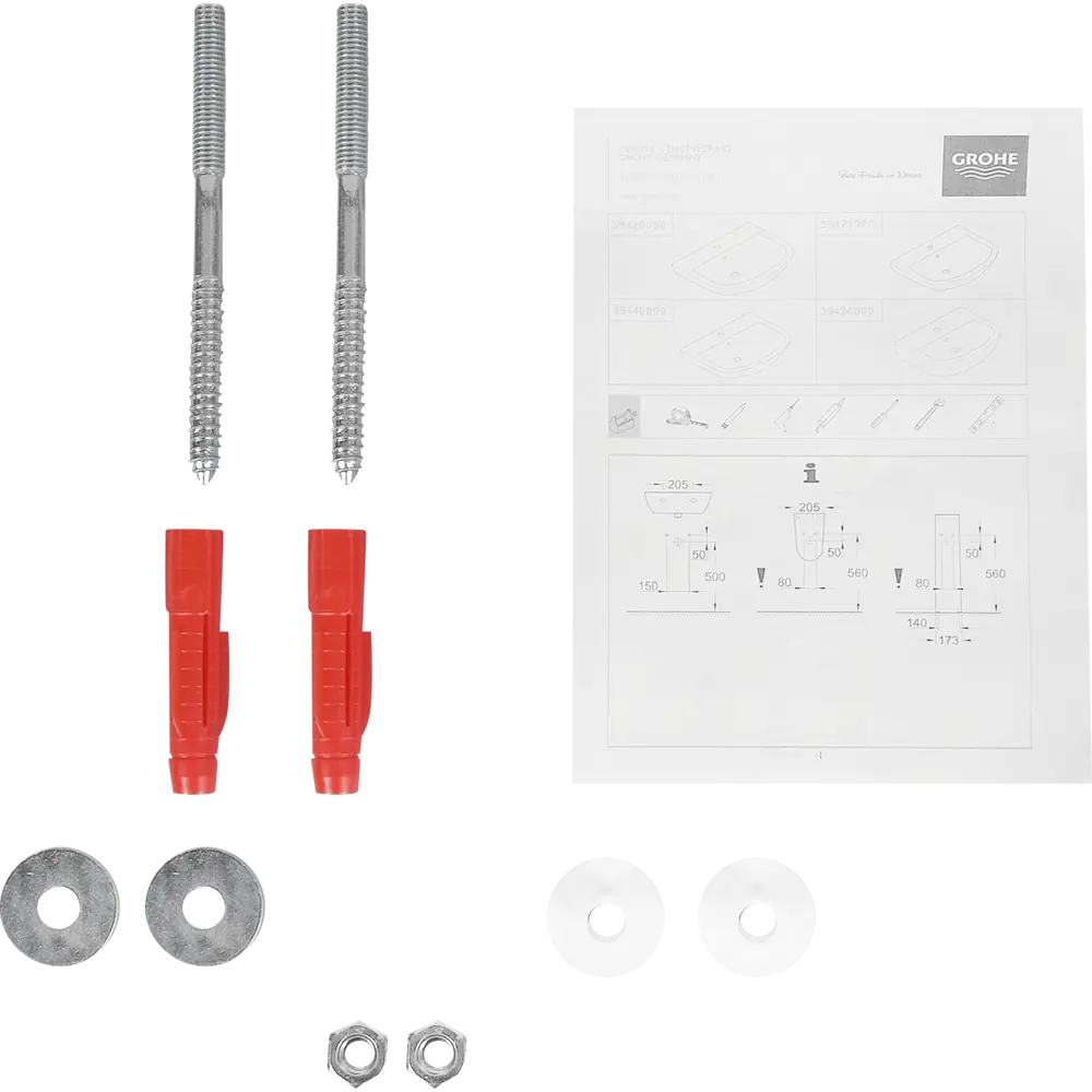 Раковина подвесная Grohe 60 см со смесителем StartFlow Bau Ceramic Start Flow STLM-2015146 - Вид №3