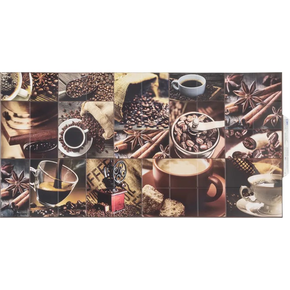 Панель ПВХ листовая 960x485х3 мм Бариста 0.47 м² Santreyd STLM-2017617 - Вид №1