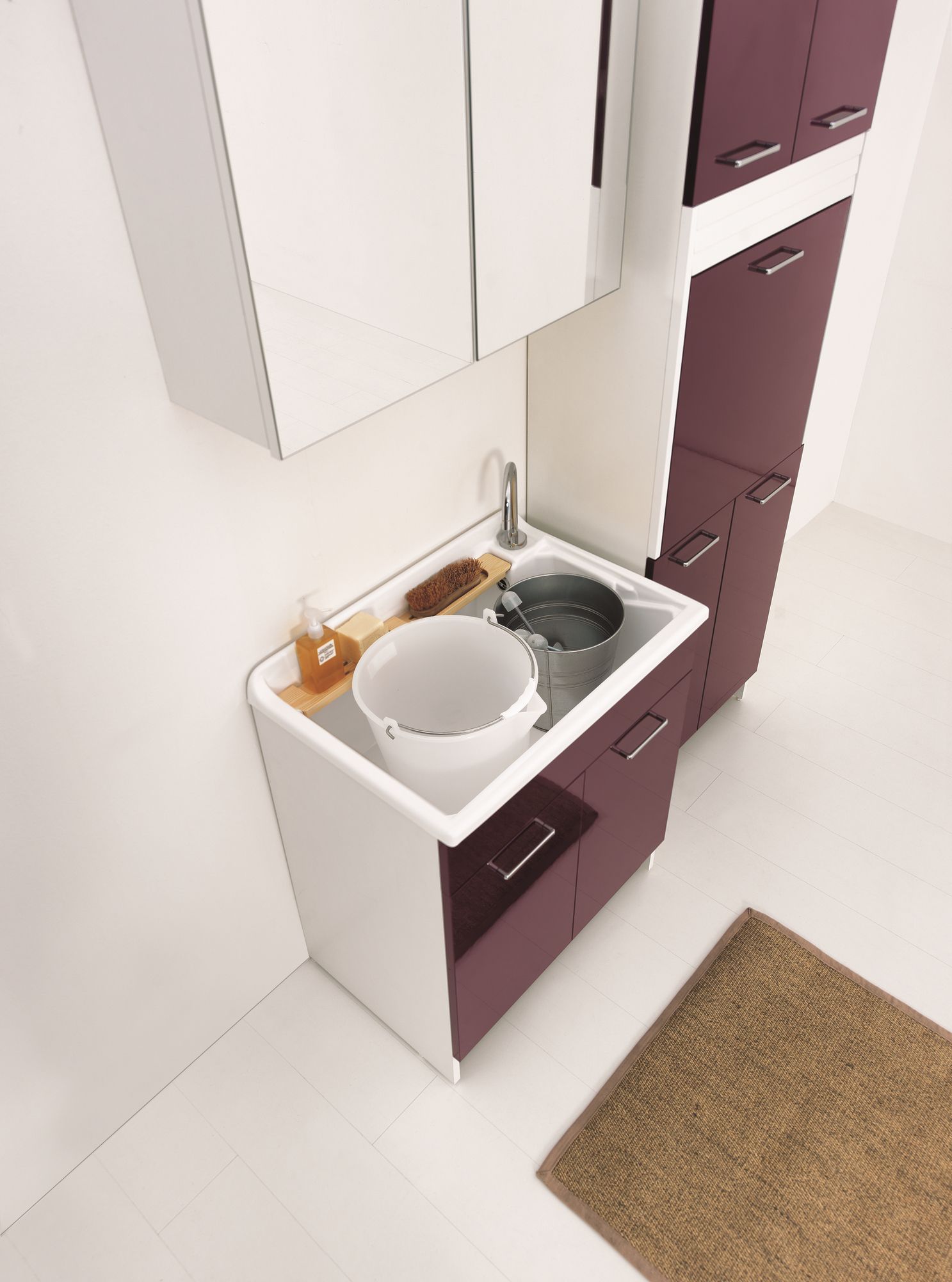 Шкаф для белья из ДСП с распашными дверцами COLAVENE Lindo ARCH-00099481 - Вид №6