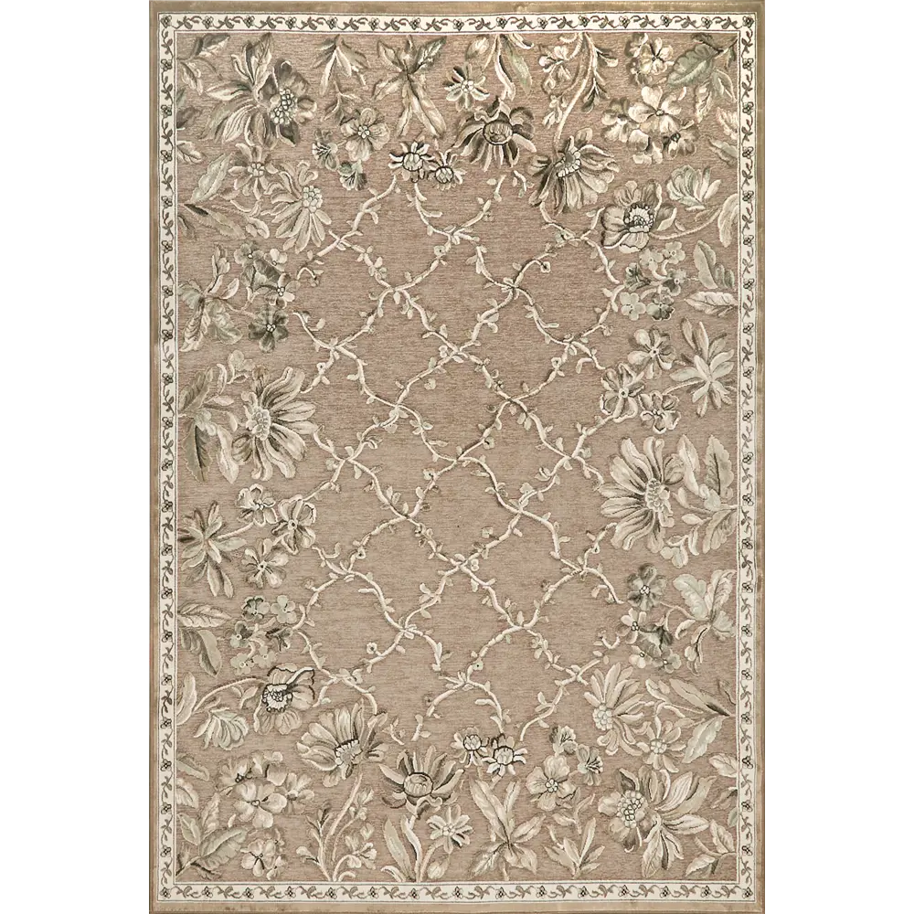 Ковер вискоза Genova 262-652590 240x340 см цвет бежевый RAGOLLE STLM-2009023 - Вид №1