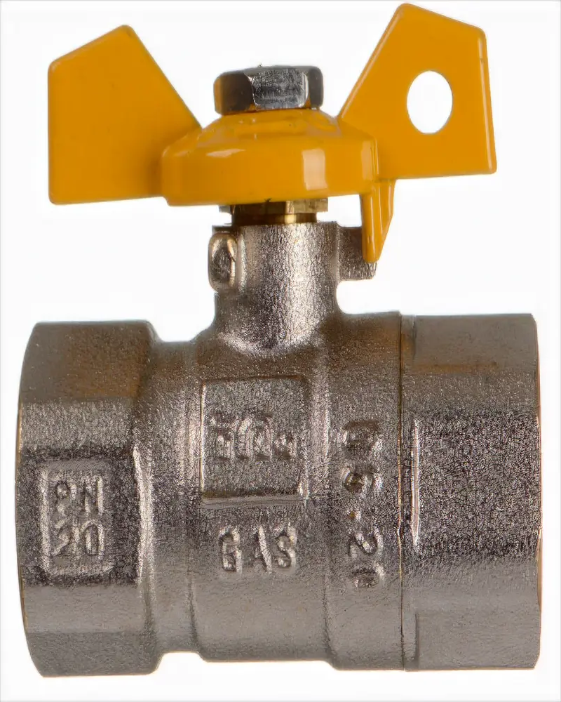 91273625 Кран шаровой для газа Terma R 30566 3/4" внутренняя-внутренняя резьба латунь STLM-0530678