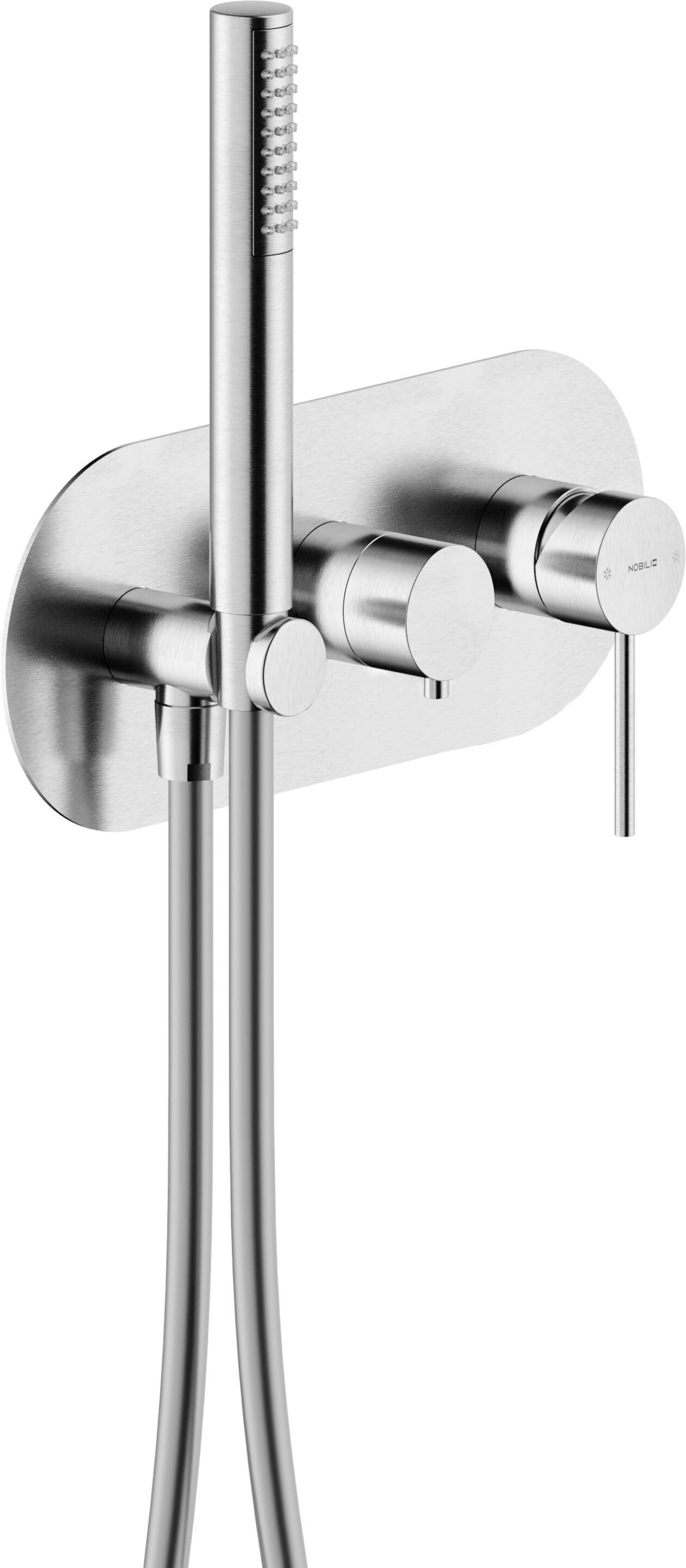 Однорычажный смеситель для душа с 3 отверстиями и ручным душем Nobili Velis ARCH-00153264 - Вид №8