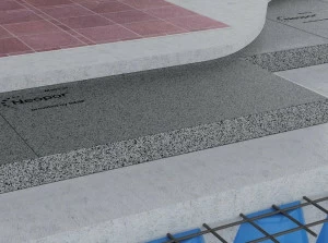 Neopor® by BASF Изоляционная панель Neopor® на бетонном полу с полостью