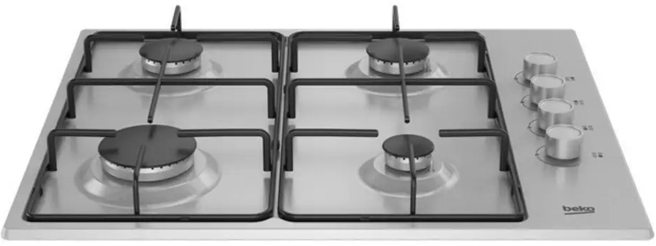90414536 Газовая варочная панель Beko Beko HIGG 641C3 SX 61 см 4 конфорки цвет серебристый STLM-0220825