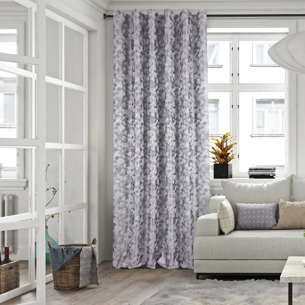 Штора на ленте Loft 160x280 см цвет серый 89376236 STLM-2072276 MIAMOZA  - Вид №4