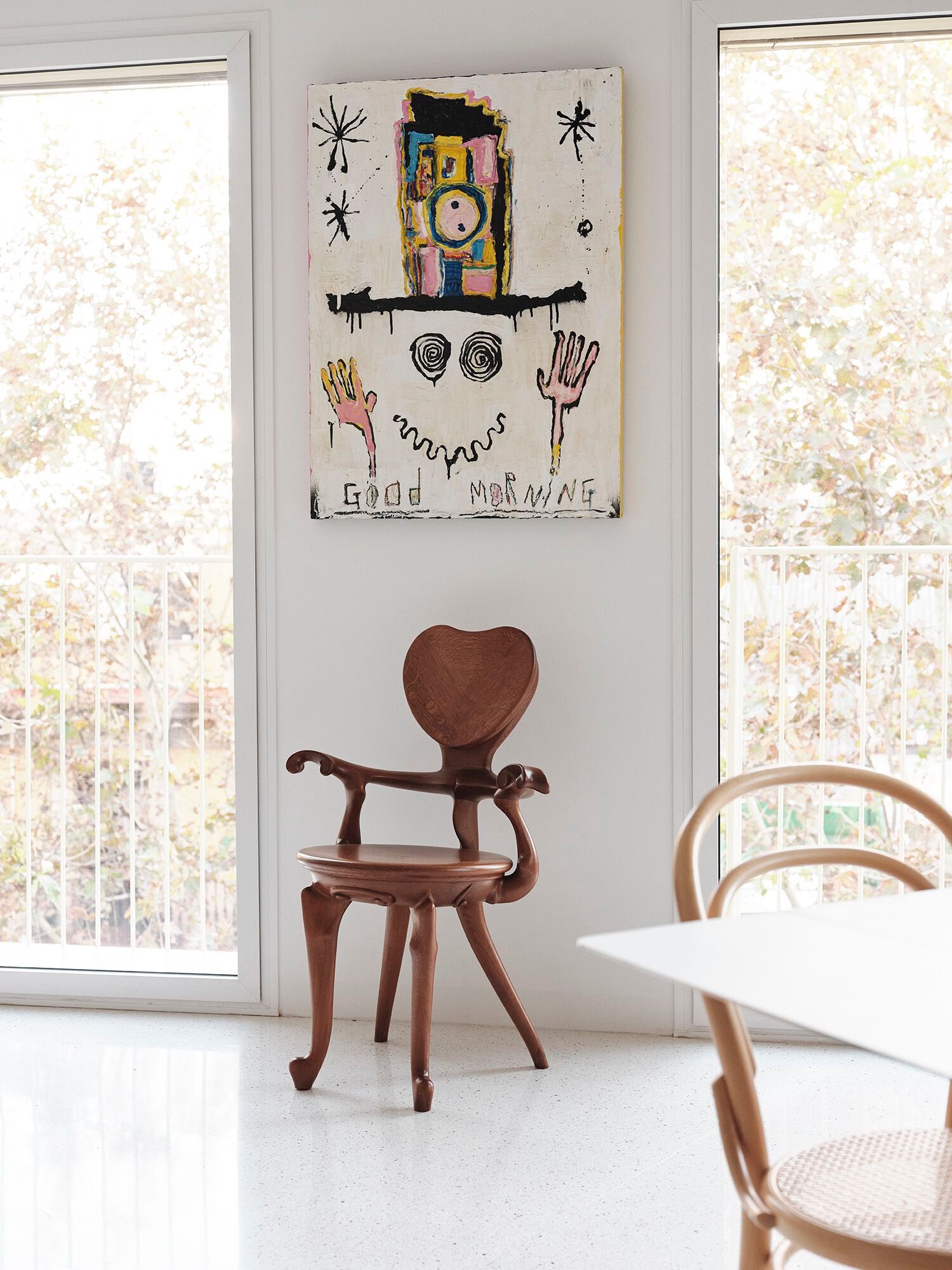 Стул из массива дерева с подлокотниками BD Barcelona ARCH-00142689 - Вид №6