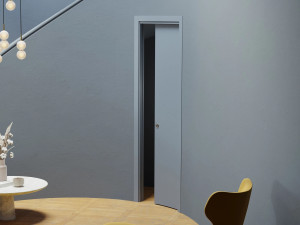 Подрамник для раздвижных дверей с изогнутыми дверями