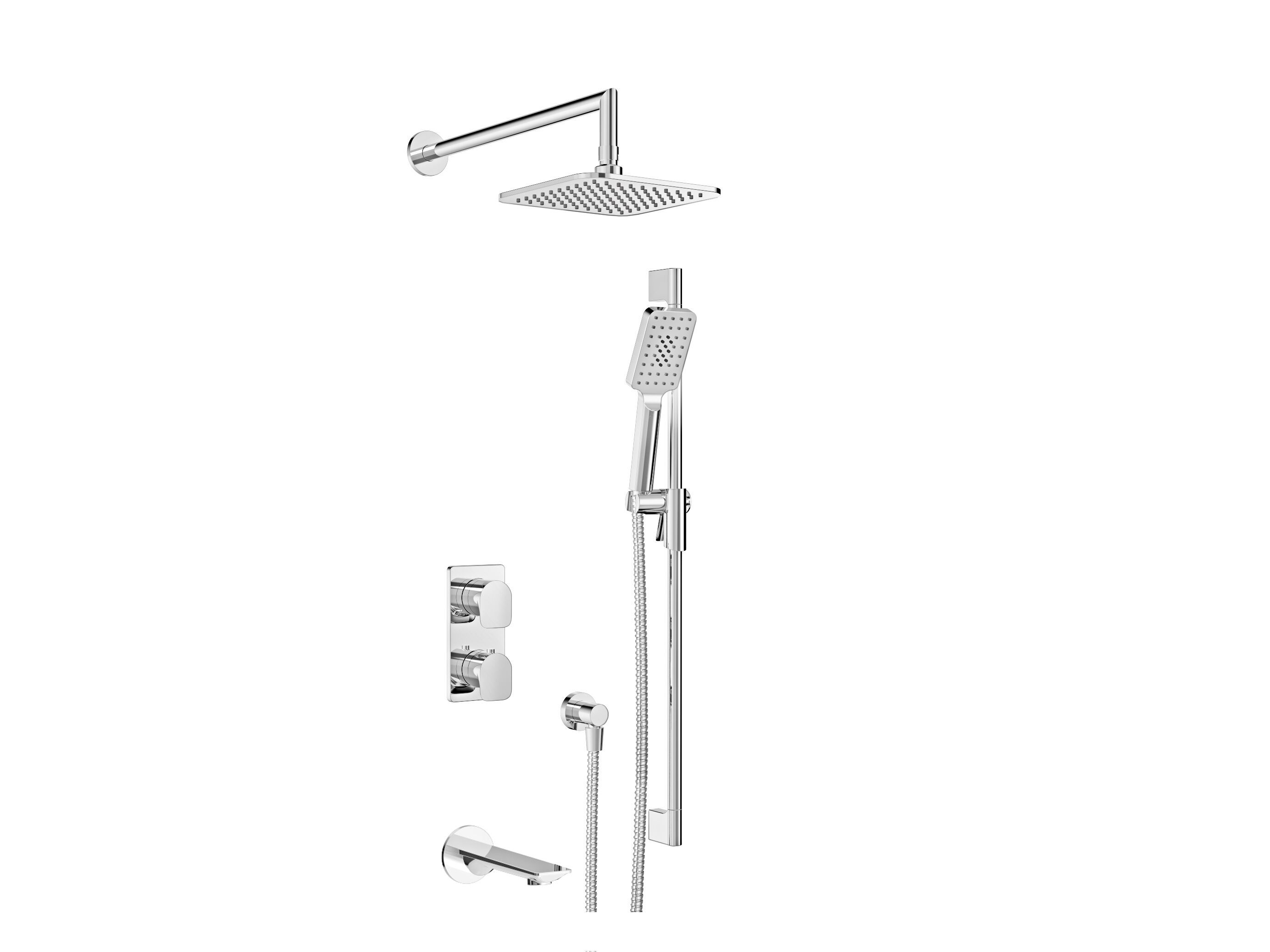 Набор термостатических встраиваемых ванн с ручным душем BARIL Petite B04 ARCH-00044143