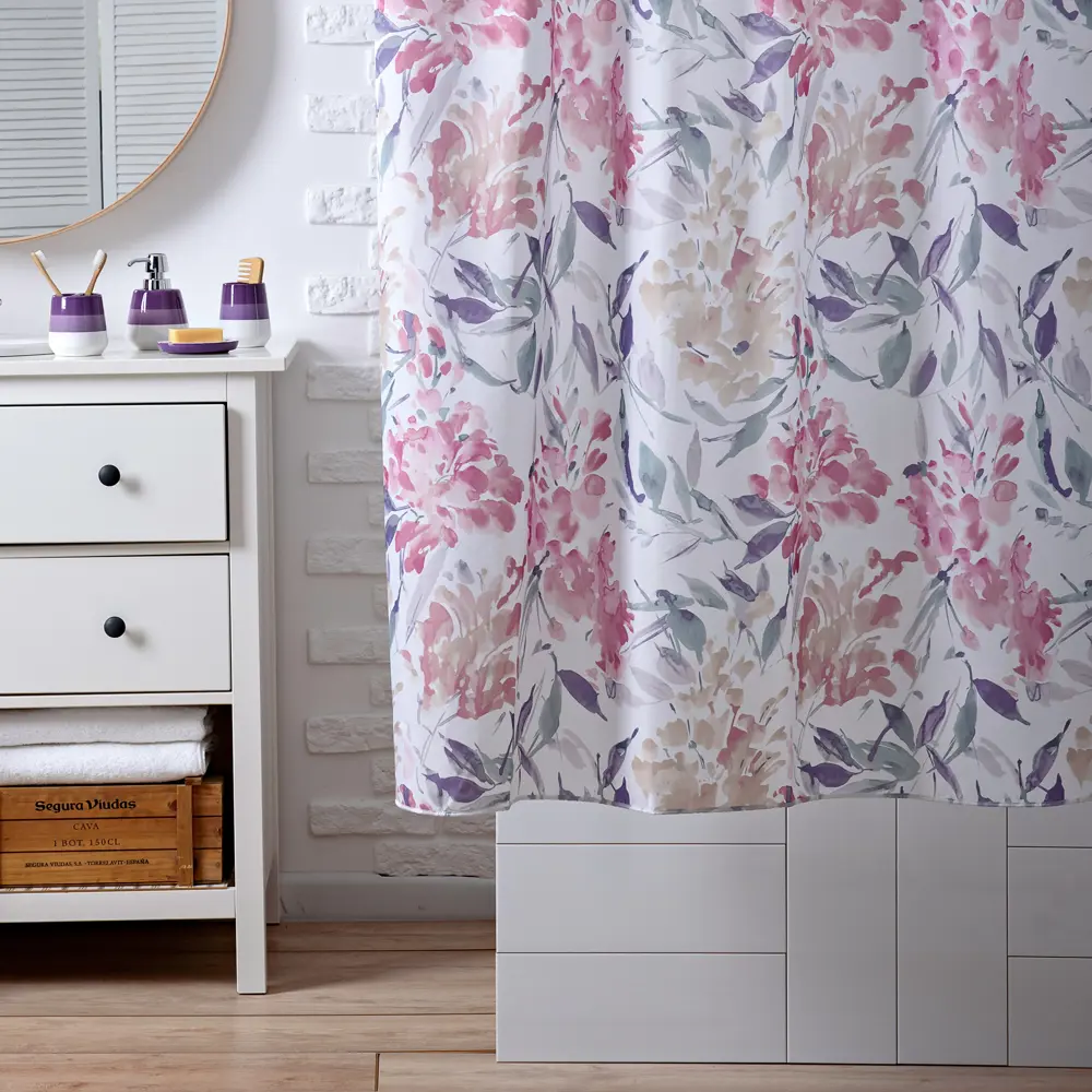 WESS Bonsoir - Элегантная штора для ванной с защитой от брызг 89365417 STLM-0970660 - Вид №4