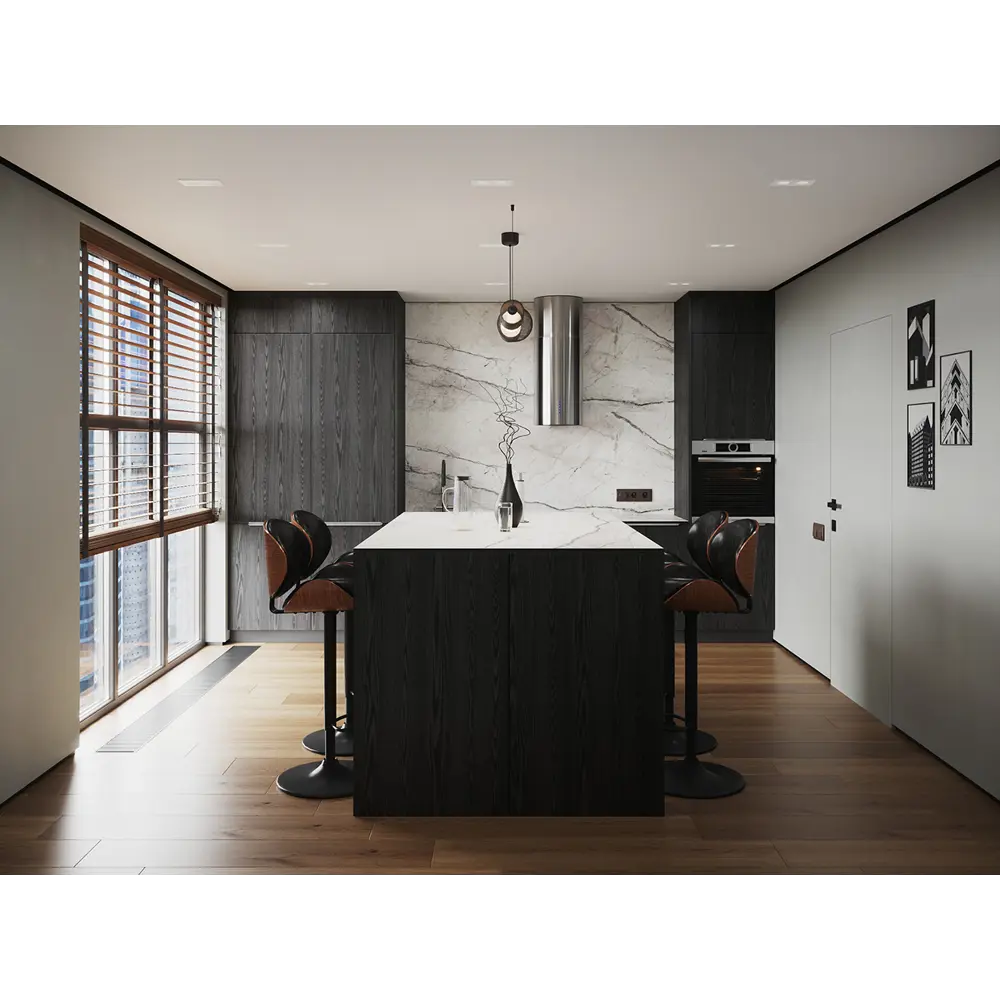 Konsensa Фасад для выдвижного ящика Канск 60x13 см черный ЛДСП 89423346 STLM-1566332 - Вид №5