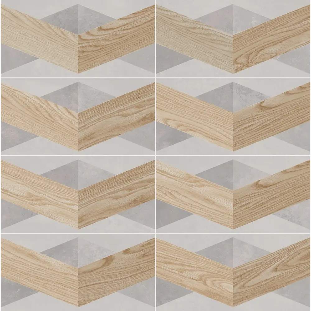 Настенная плитка KREAFORTA Mersey Wood Mix 2 20x40 см 1.62 м² матовая цвет разноцветный STLM-2010178 - Вид №2