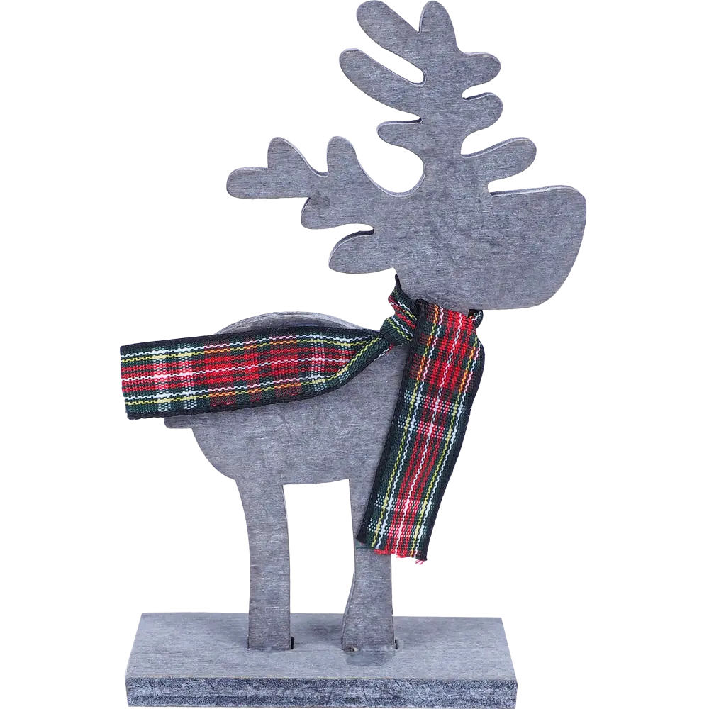 Ёлочное украшение «Олень» 9 см, дерево, в ассортименте Santreyd STLM-2138648