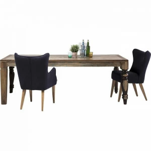Обеденный стол деревянный с фигурными ножками 220 см Duld Range KARE DULD RANGE 323061 Коричневый