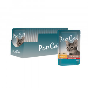 ПР0042311*24 Корм для кошек курица конс. пауч 100г (упаковка - 24 шт) Pro Cat