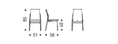 Кожаный стул Cattelan italia GINEVRA ARCH-00046176 - Вид №7