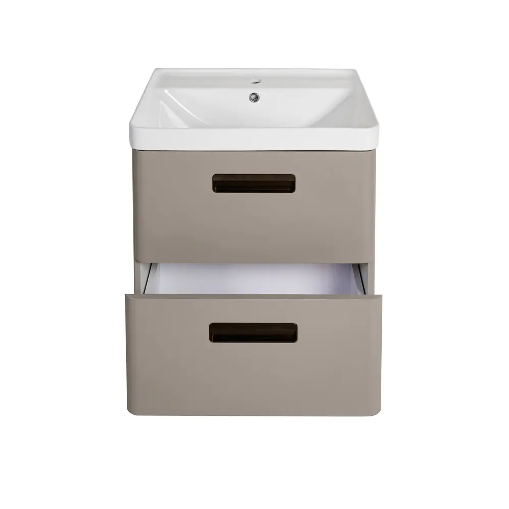 Santreyd Гарда — подвесная тумба с раковиной 60 см, серо-бежевая 89390141 STLM-1410943 - Вид №3