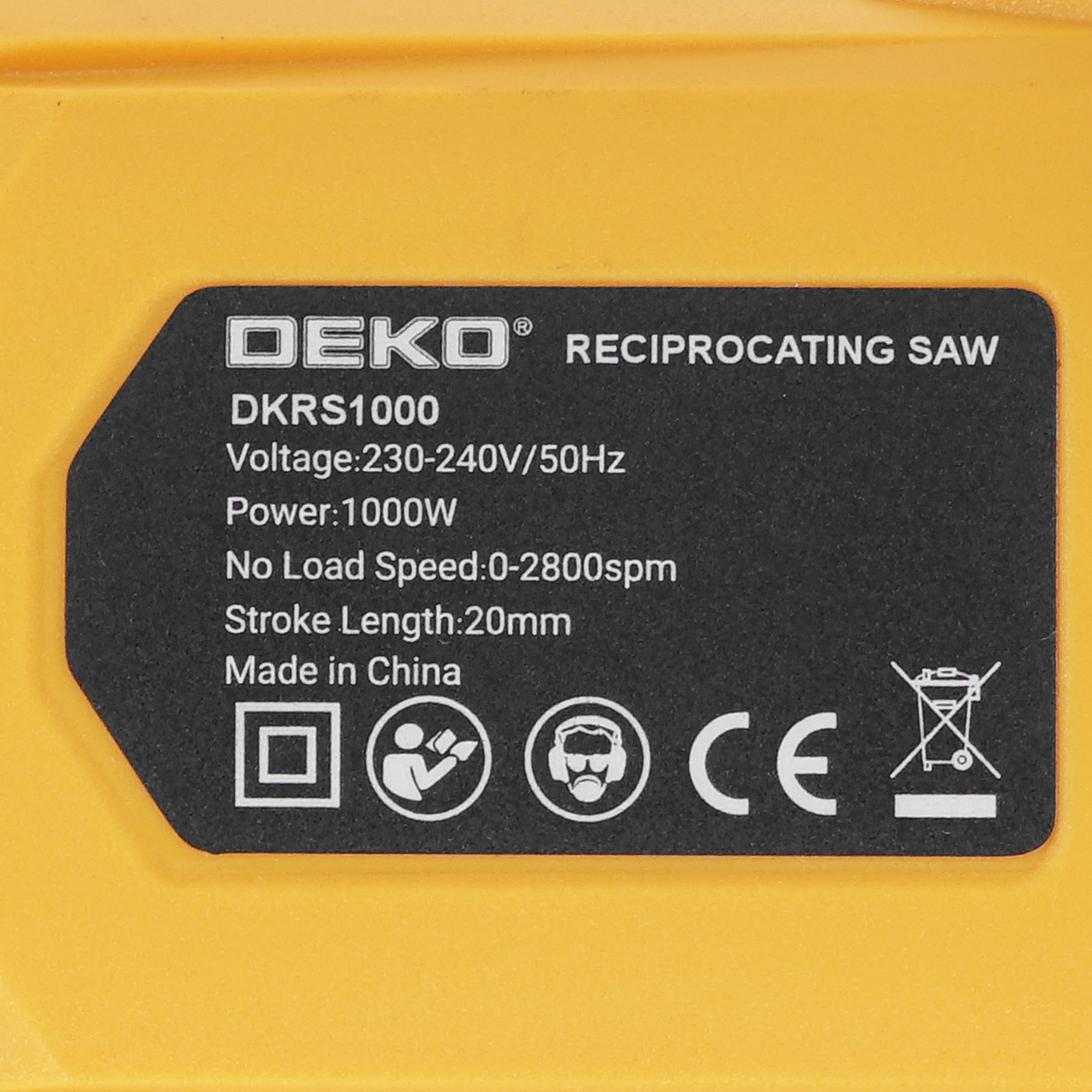 Сабельная пила DEKO DKRS1000 5445865 STDN-0054119 - Вид №2