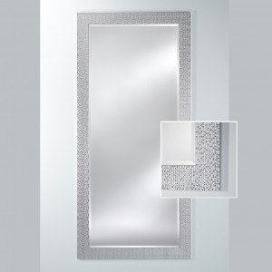 2812.462 Зеркало интерьерное Pinto Silver XL деревянная рама Deknudt Sales DM