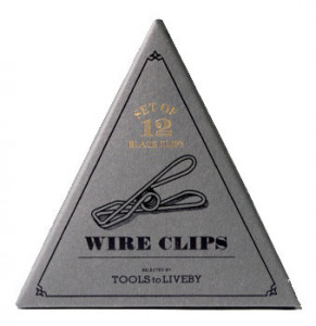 532295 Скрепки "Wire", черные, 12 шт. TOOLS to LIVEBY