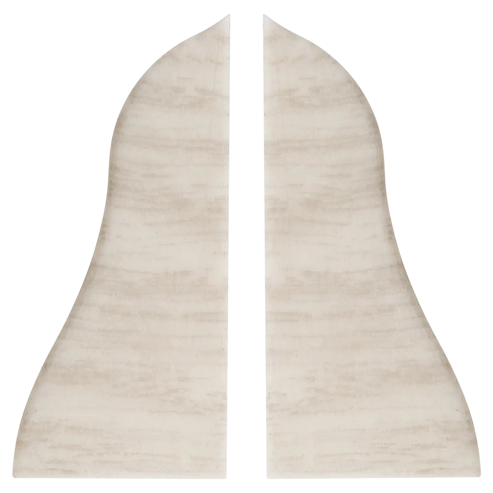 Заглушка для плинтуса Pro Дом 5.5 см ПВХ цвет дуб молочный Santreyd STLM-2023999