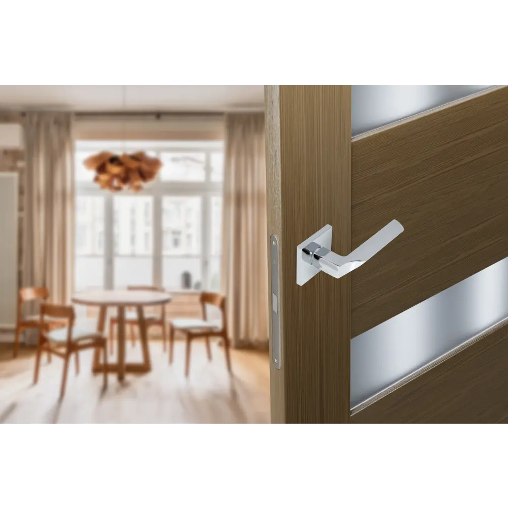 EDSON Дверные ручки EDS-164Н-Q2 хром для межкомнатных дверей 85168444 STLM-0059329 - Вид №9