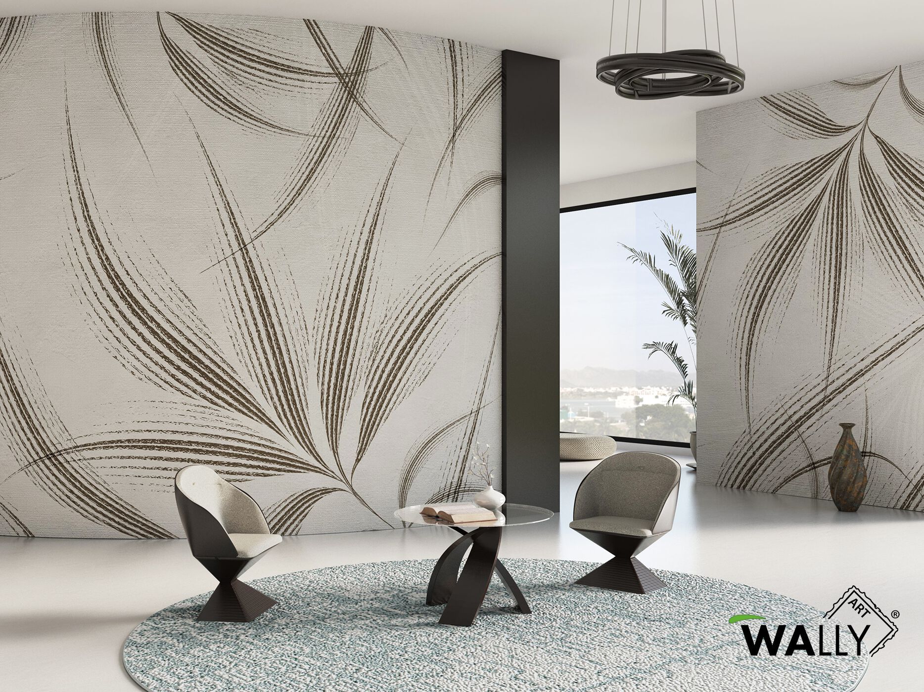 Моющиеся нетканые обои WALLYART BREATH ARCH-00105887