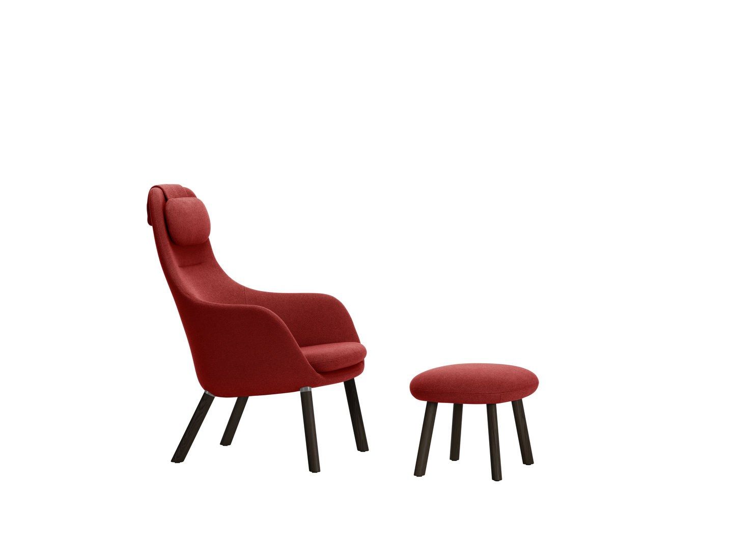 Тканевая мягкая подставка для ног VITRA HAL Lounge ARCH-00085800 - Вид №14