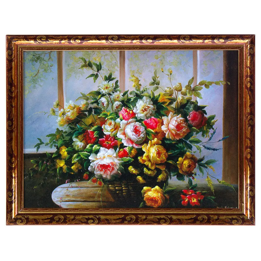 Постер в раме 30х40 см «Пионы» Santreyd STLM-2152311