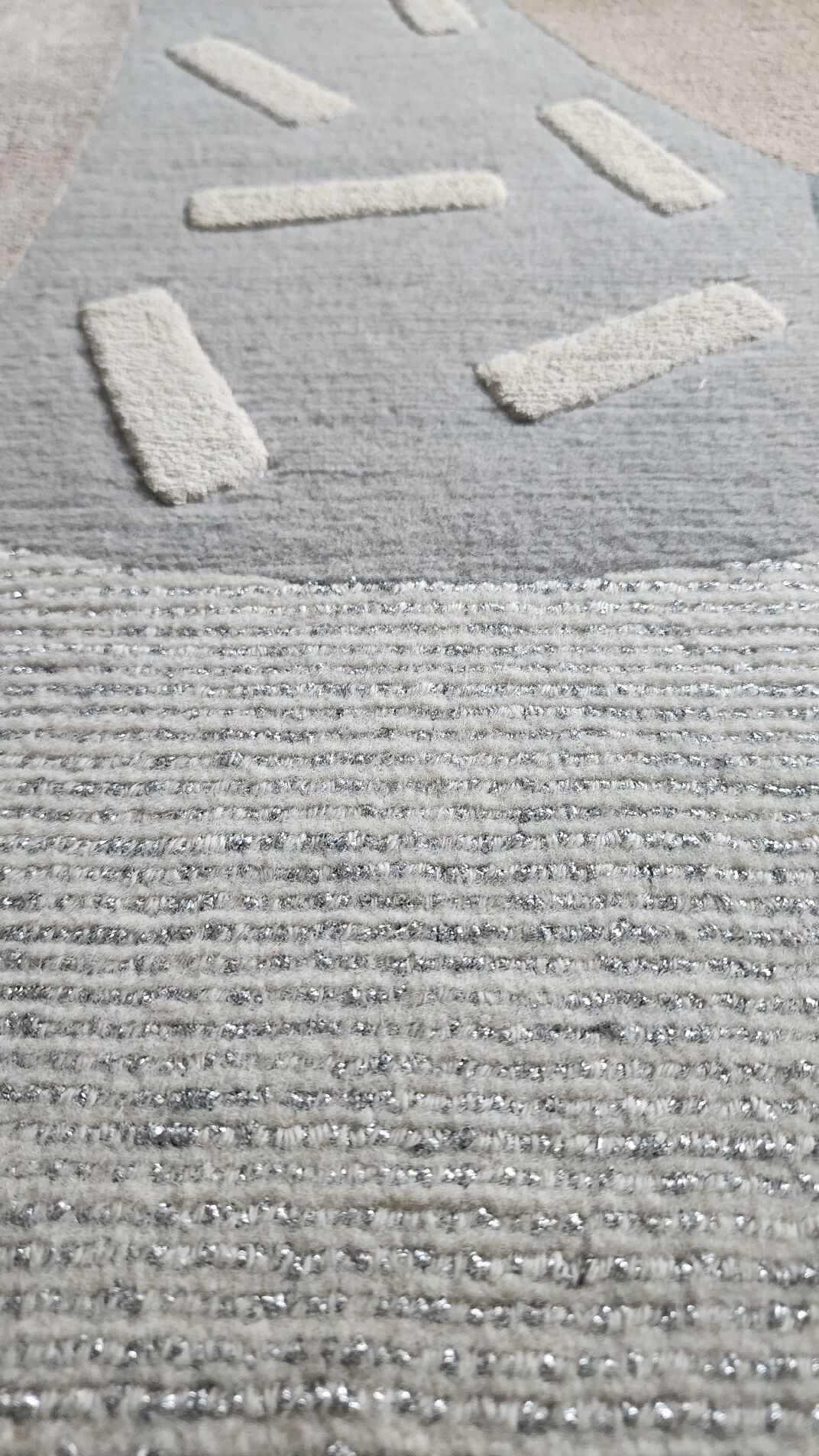 Прямоугольный ковер ручной работы из шерсти и шелка Tapis Rouge абстракция ARCH-00033145 - Вид №9