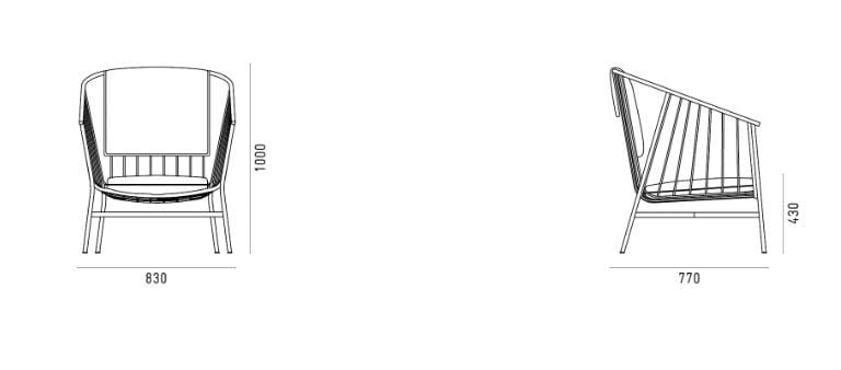 Стальное кресло с подлокотниками SP01 Жанетт ARCH-00125754 - Вид №19