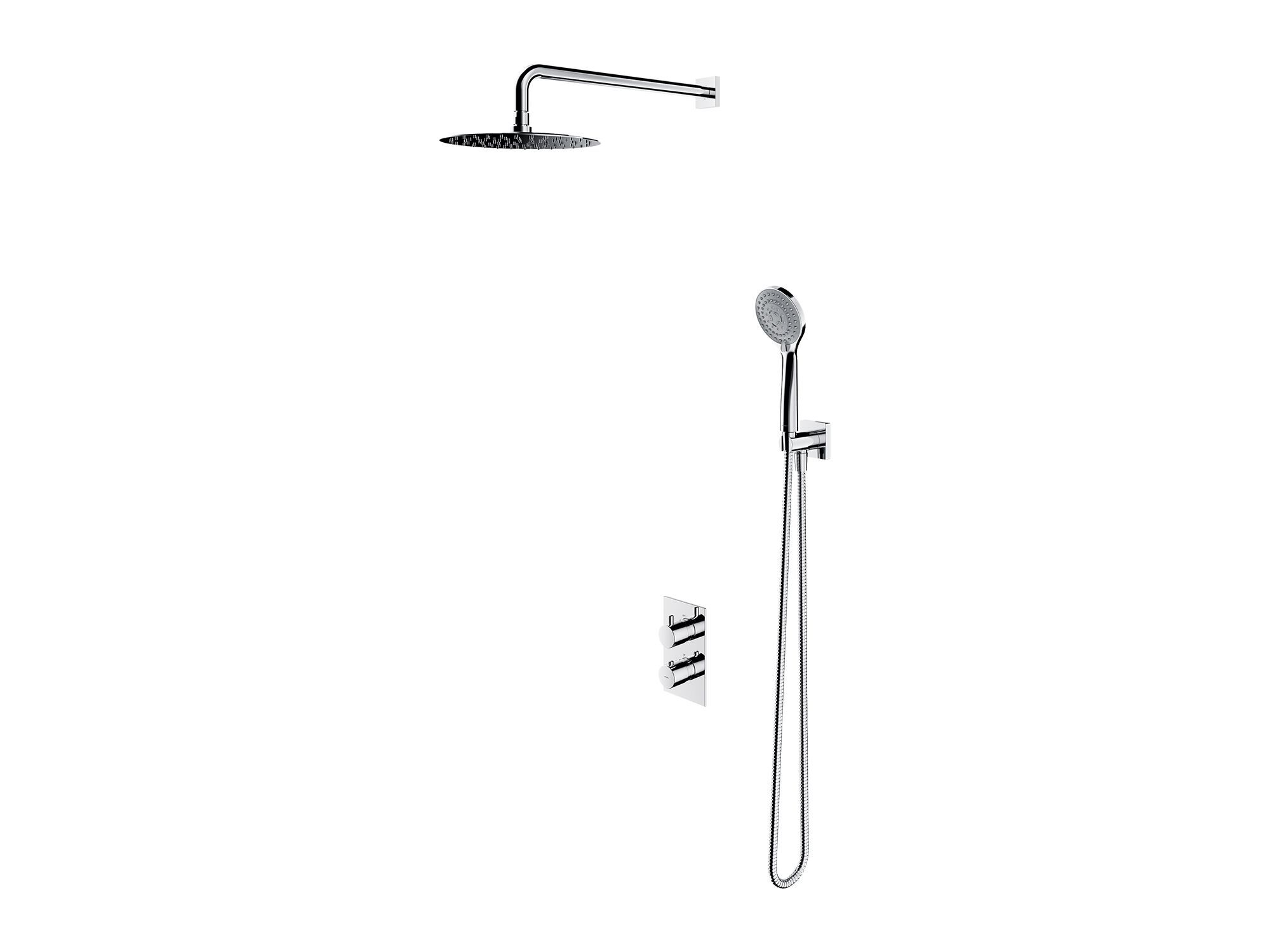 Термостатический набор для душа с ручным душем и душем OMNIRES Y ARCH-00120449 - Вид №1