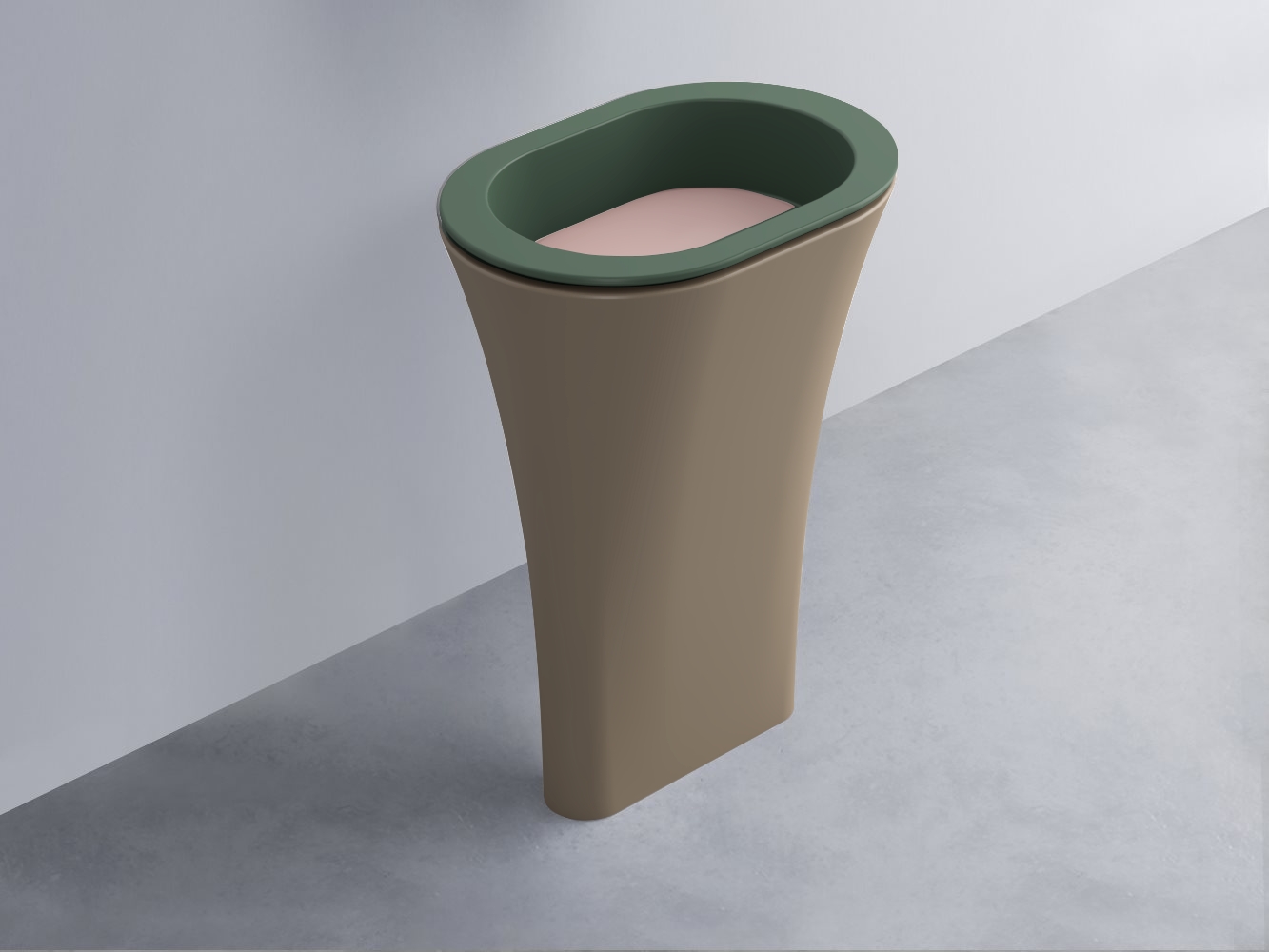 AMLA65-MU+AMPILO-CP+AMCOLO-AN Раковина Amedeo Ovale отдельностоящая cielo Enjoy + Amedeo Ceramica Cielo