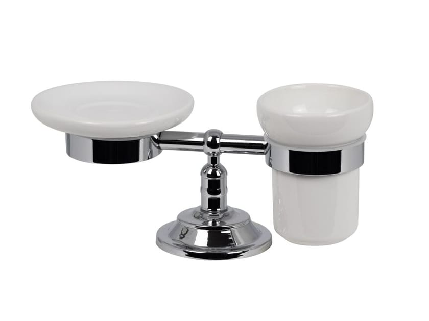 Керамическая столешница мыльница / держатель зубной щетки Gaia Mobili Complements ARCH-00102696