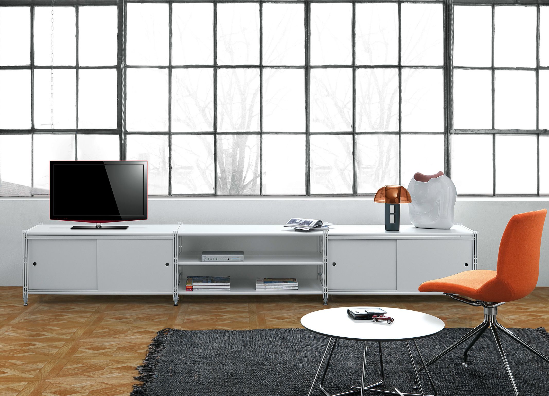 Низкий ТВ-шкаф Caimi Brevetti SOCRATE HOME ARCH-00037053