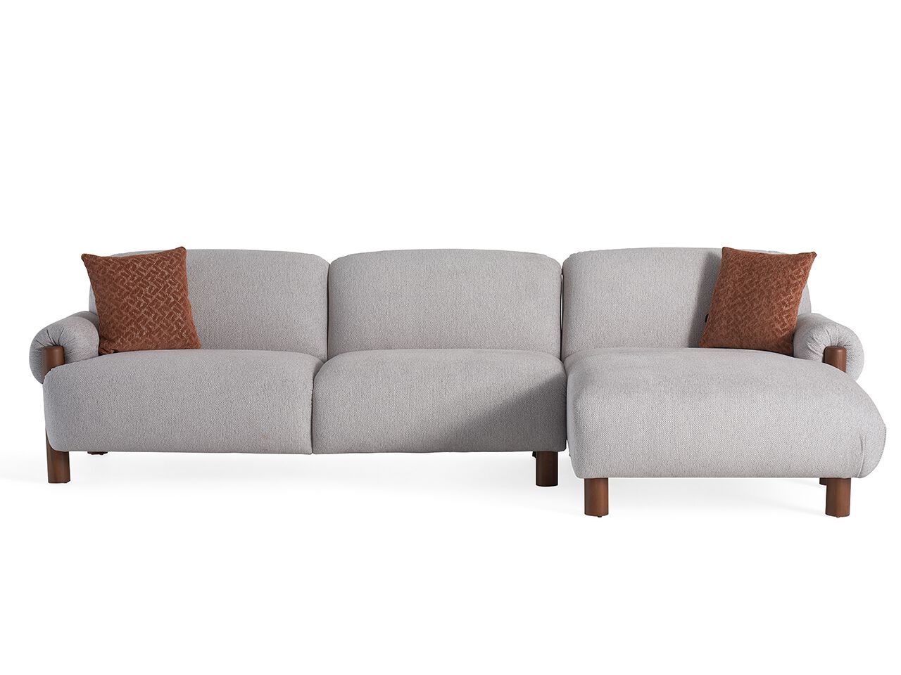 Модульный тканевый диван с полуостровом NDESIGN Ezora ARCH-00036944