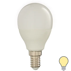 Лампа умная светодиодная Osram Smart Plus E14 220-240 В 5 Вт шар малый матовая 470 лм теплый белый свет