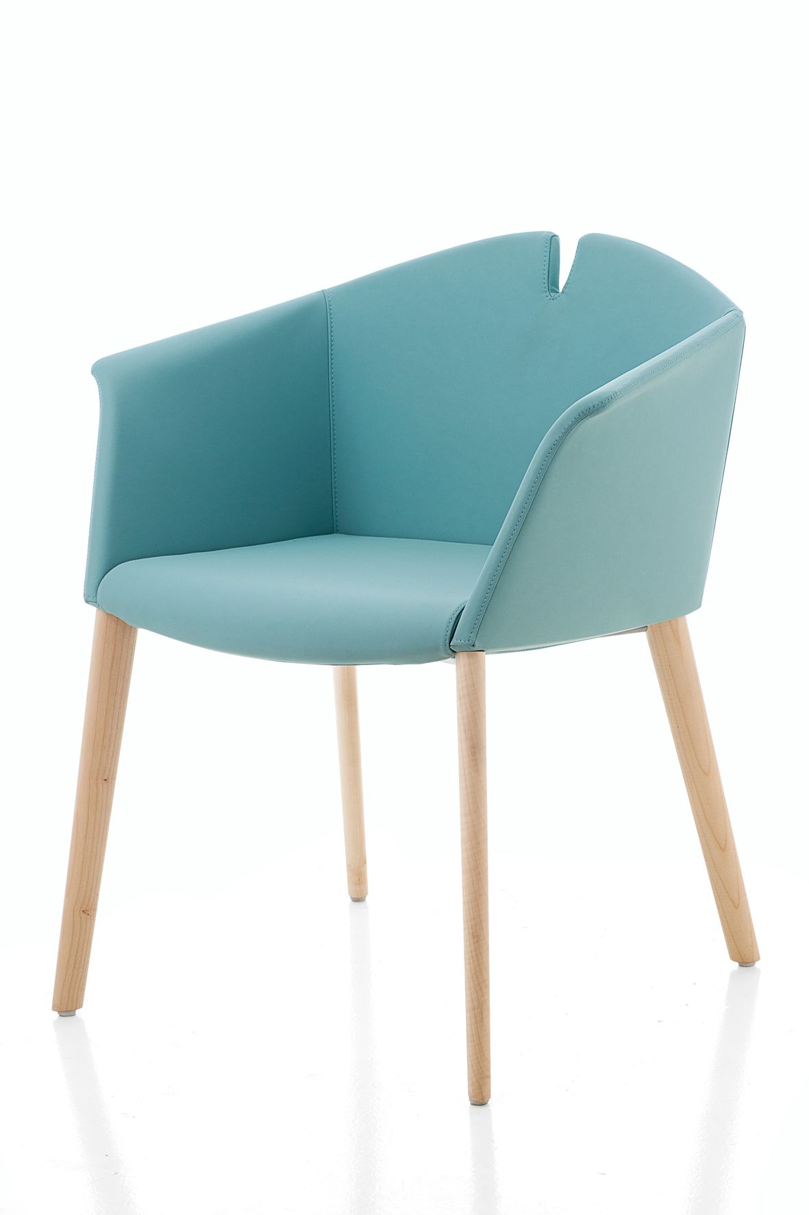 Кожаный стул с подлокотниками Kastel Kuad ARCH-00123117 - Вид №1