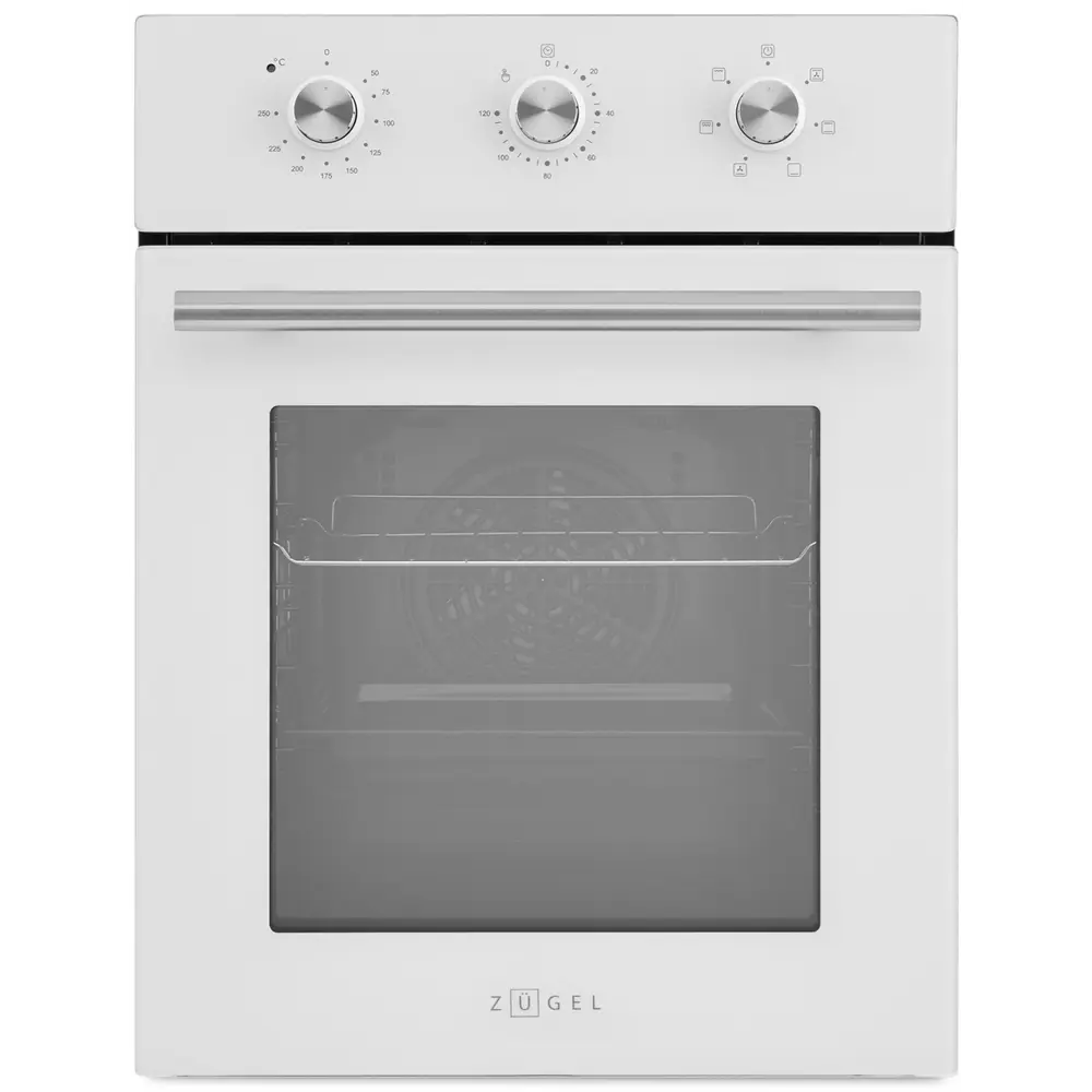 90789860 Электрический встраиваемый духовой шкаф Zugel Zoe451w 45x59.5x56.3 см цвет белый STLM-0382780