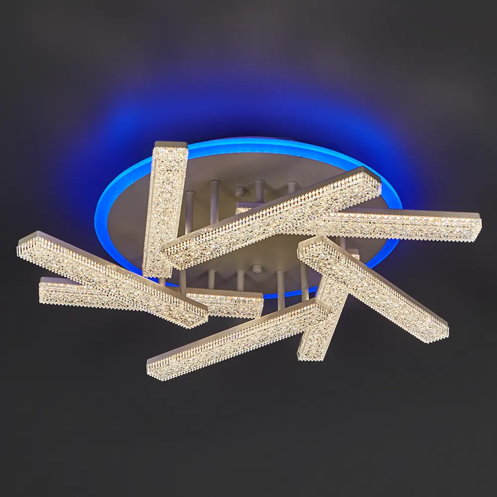 Люстра потолочная De City Оскар 8x10 Вт+22 Вт RGB LED 220 В с пультом управления STLM-2001293 - Вид №19