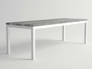 10Deka Прямоугольный садовый стол из алюминия и дерева Ultra