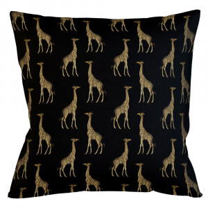 5115113 Интерьерная подушка «Группа жирафов в черном» Object Desire
