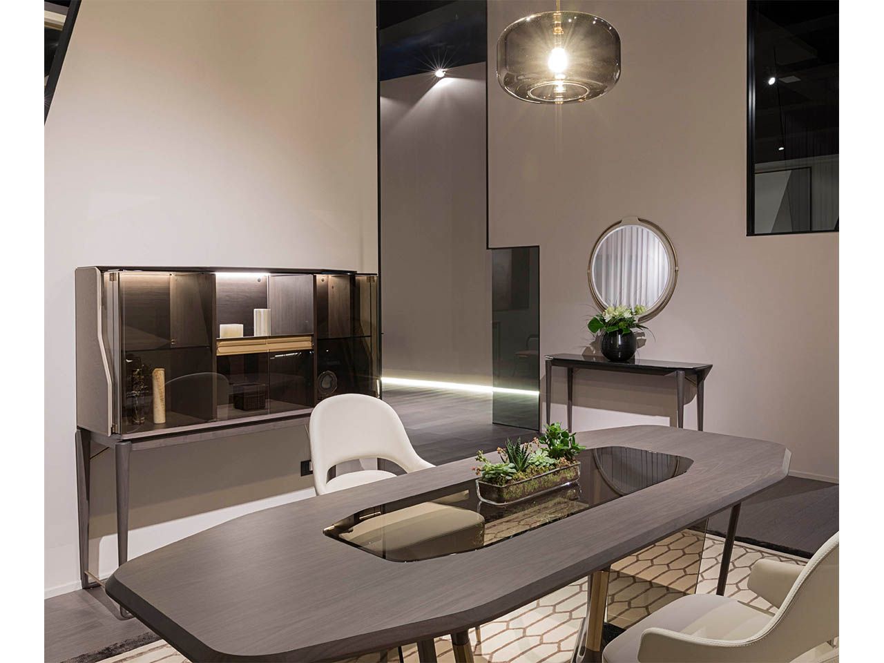 Деревянный и стеклянный стол Turri Vine ARCH-00073998 - Вид №2