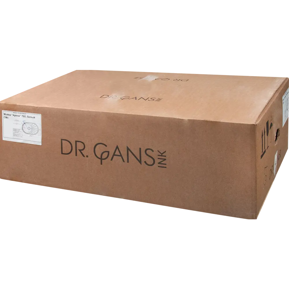 DR.GANS Арена - кухонная мойка из литого мрамора с крылом 82502606 STLM-1564213 - Вид №8