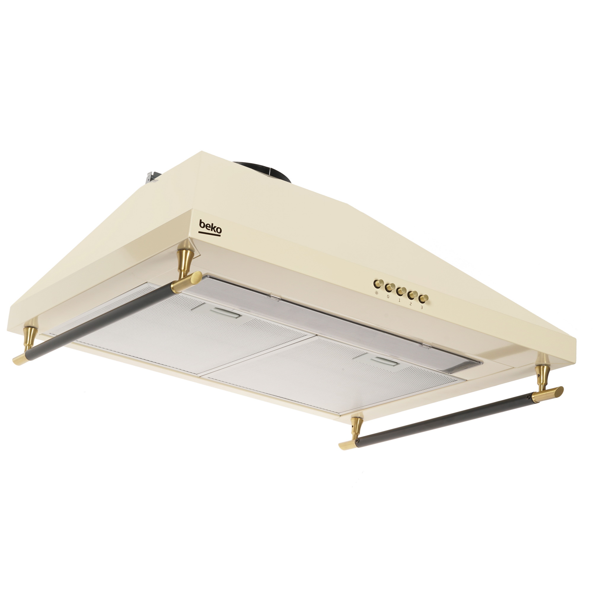 8127411 Вытяжка каминная Beko CWB6410CR бежевый/золотистый, черный STDN-0007255