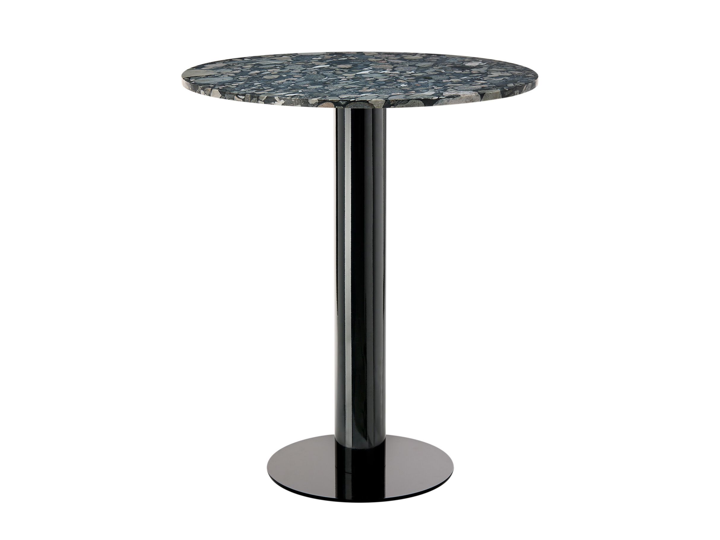 Высокий круглый мраморный стол Tom Dixon Tube ARCH-00014189